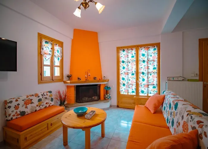 Orange House For Big Families In - Delicious *