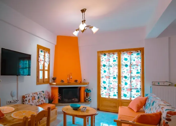 Orange House For Big Families In - Delicious *