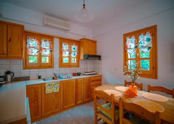 Orange House For Big Families In - Delicious Damouchari